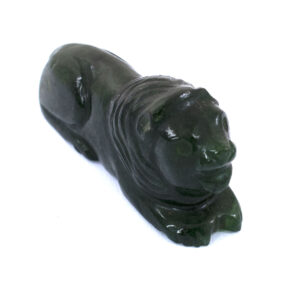 Natural Green Aventurine Lion Figurine – Hand Carved Crystal Lion Statue for Courage, Protection & Vastu