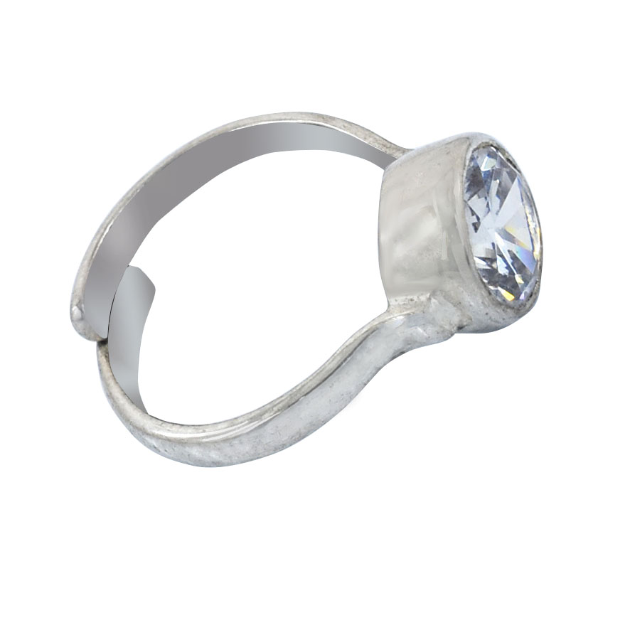 Natural Diamond Adjustable Ring - Image 2
