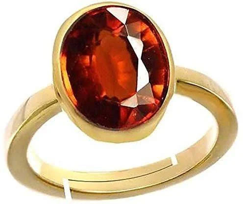 Hessonite Garnet Ring