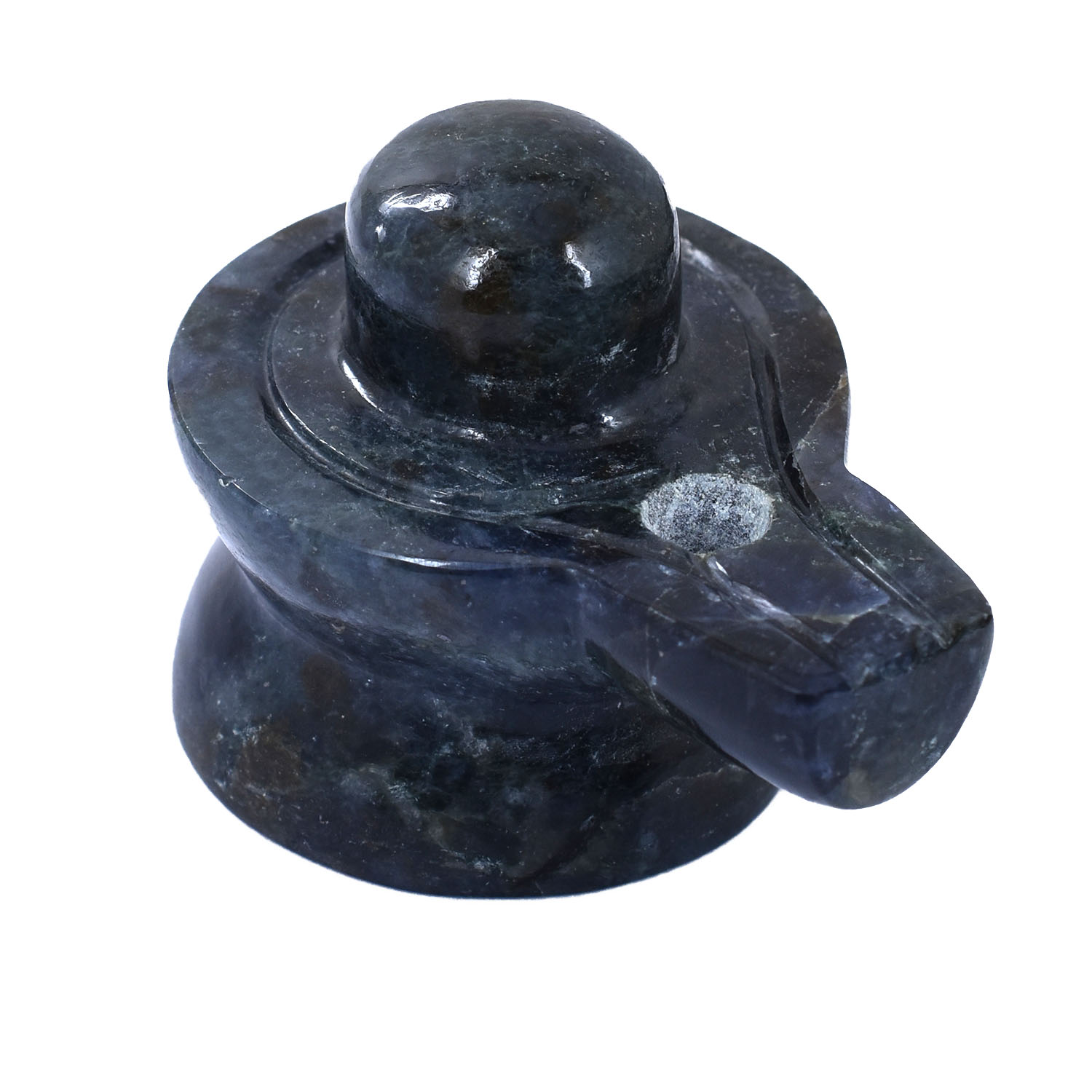 Natural Black Labradorite Shiva Lingam – Handcrafted Sacred Crystal Shivling for Spiritual Healing, Protection & Meditation - Image 4