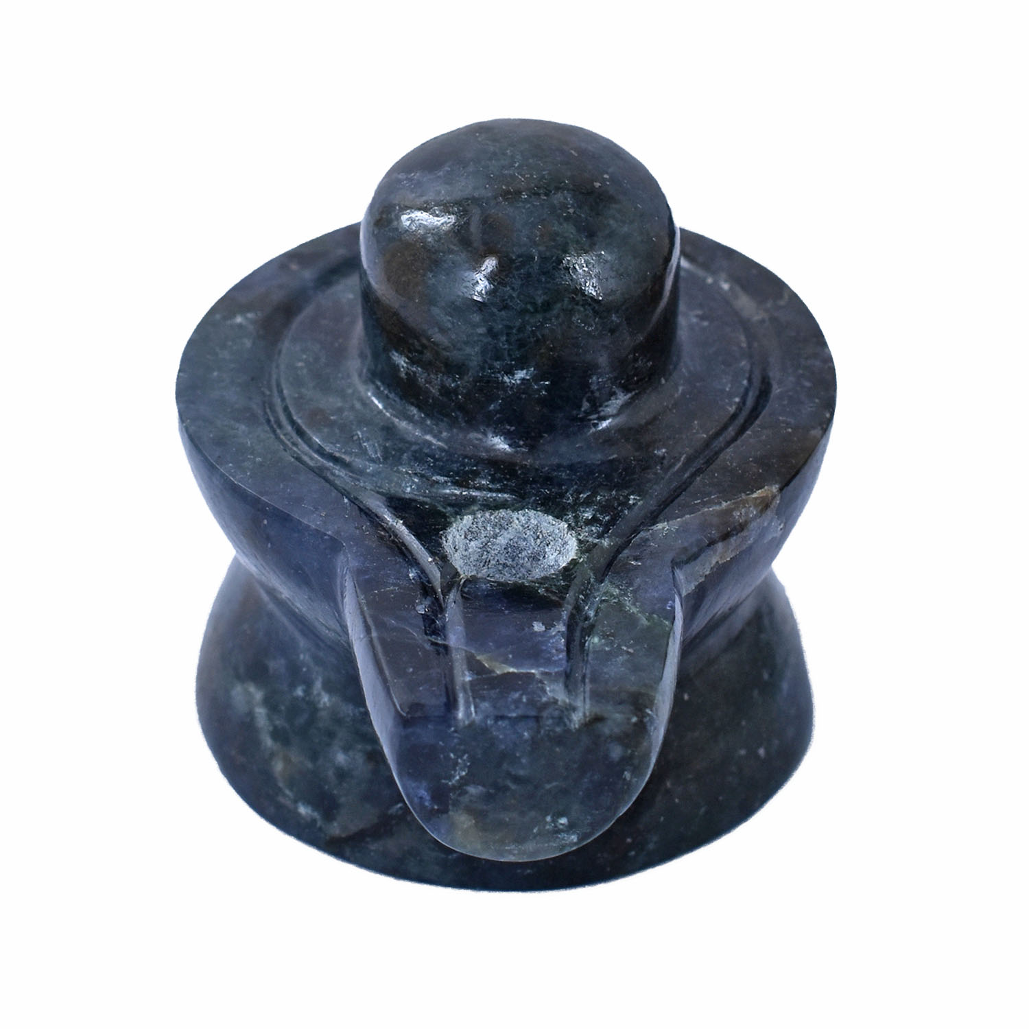 Natural Black Labradorite Shiva Lingam – Handcrafted Sacred Crystal Shivling for Spiritual Healing, Protection & Meditation