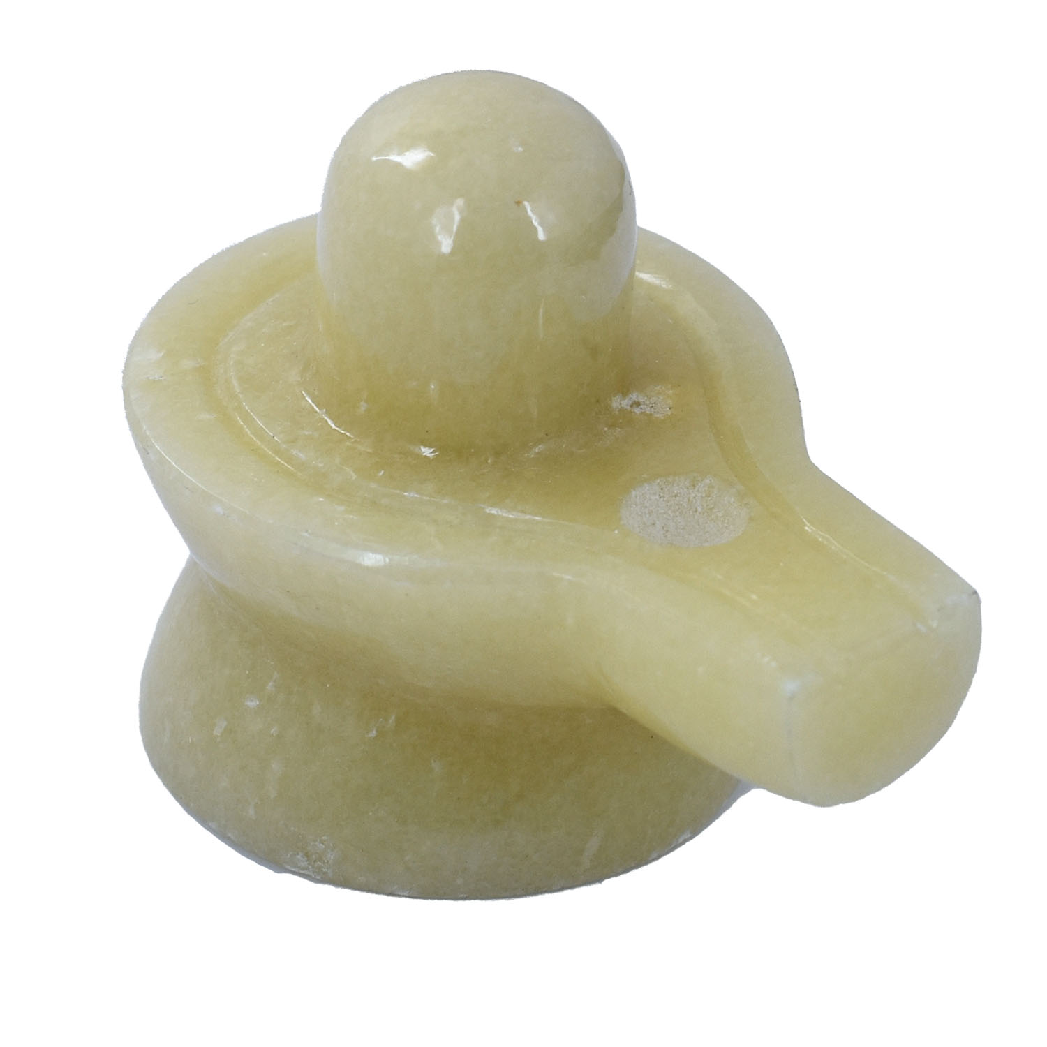 Natural Yellow Jade Shiva Lingam | Handcrafted Shivling for Home Temple, Meditation, Vastu & Spiritual Worship - Image 4