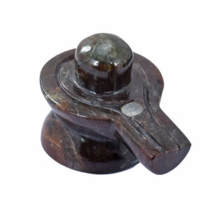 Natural Black Agate Shiva Lingam – Handcrafted Sacred Crystal Shivling for Protection, Grounding & Spiritual Worship