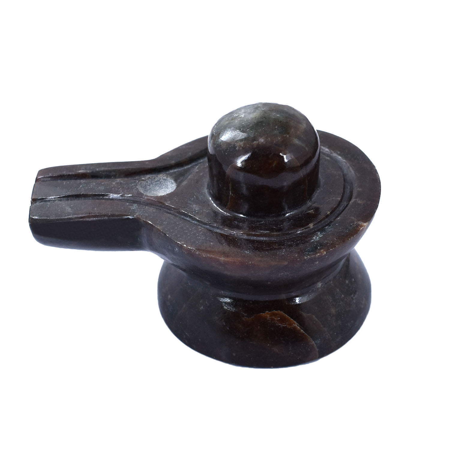 Natural Black Agate Shiva Lingam – Handcrafted Sacred Crystal Shivling for Protection, Grounding & Spiritual Worship - Image 3