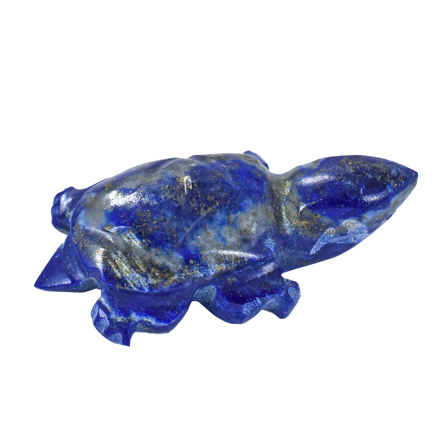 Natural Lapis Lazuli Turtle Figurine - Image 2