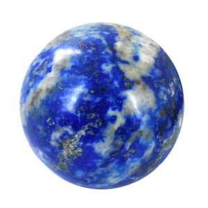 Blue & White Crystal Sphere | Polished Healing Crystal Ball | Meditation, Home Decor & Energy Cleansing Sphere