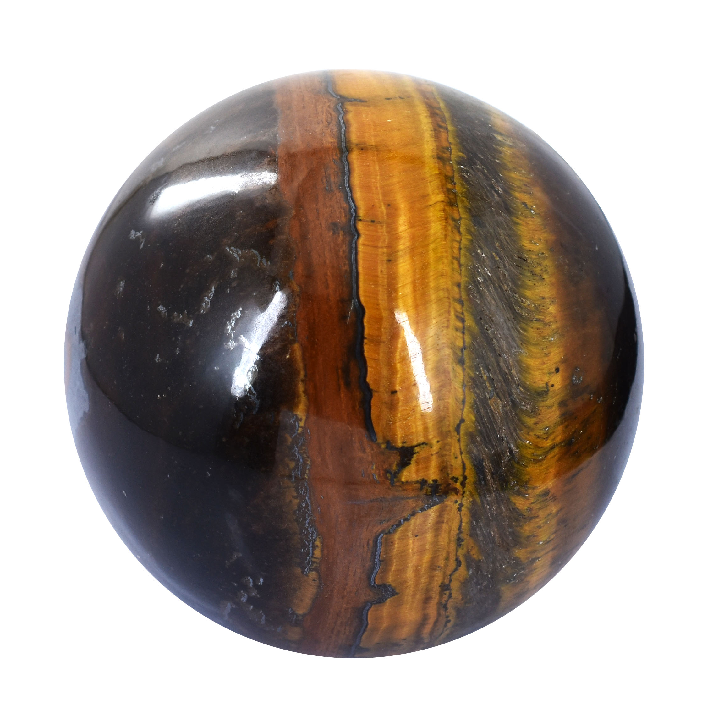 Natural Tiger Eye Crystal Sphere