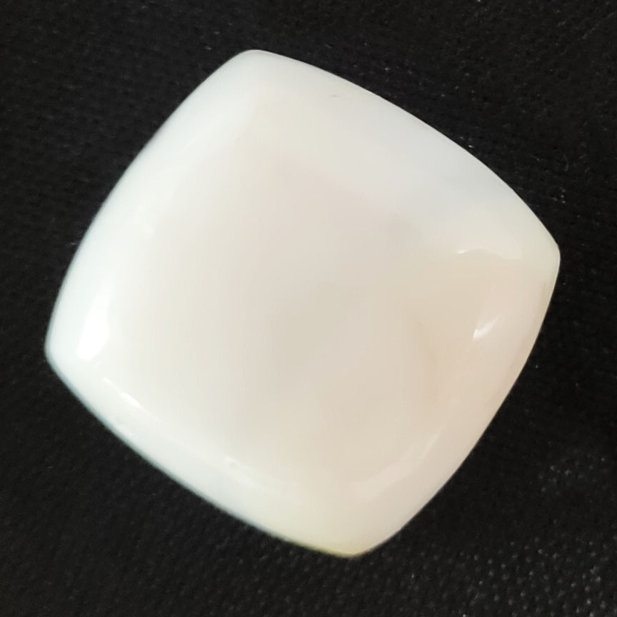 Premium 13.09 Cts Certified Natural Milky White Opal Cushion Cabochon - Image 5