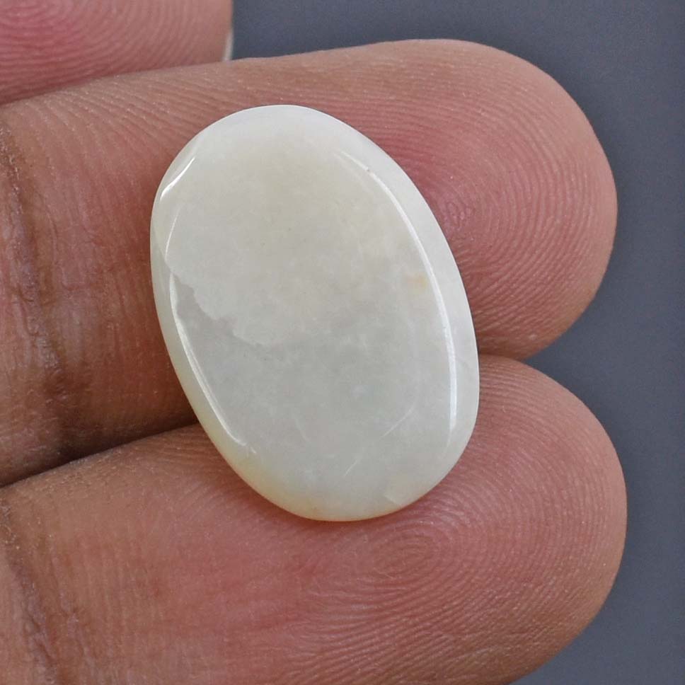 Premium 4.95 Cts Certified Natural Grey Opal Oval Cabochon Gemstone Product Details: - Image 5
