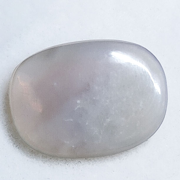 Premium 4.28 Cts Certified Natural Milky White Opal Oval Cabochon - Image 4