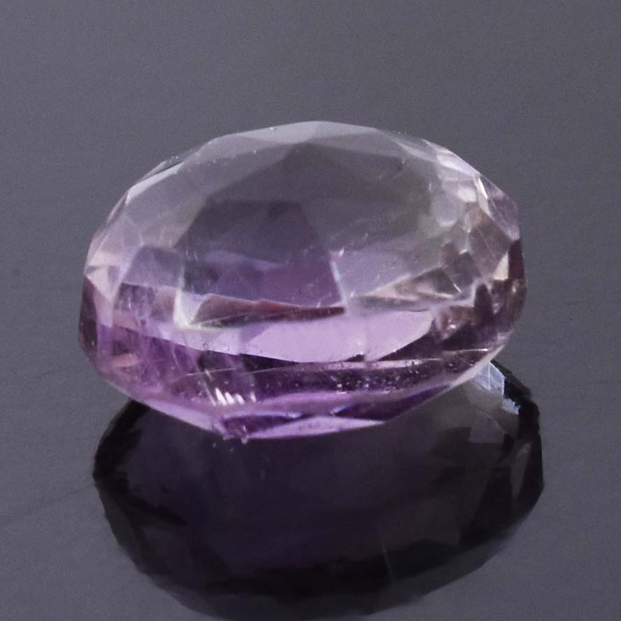Natural Amethyst Gemstone – 5.84 Carat Oval Mixed Cut Certified Purple Quartz - Image 5