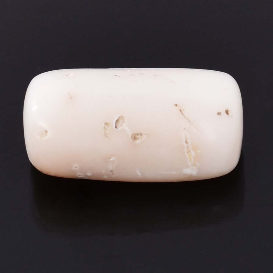 Premium 5.63 Cts Certified Natural White Coral (Safed Moonga) Gemstone - Image 3