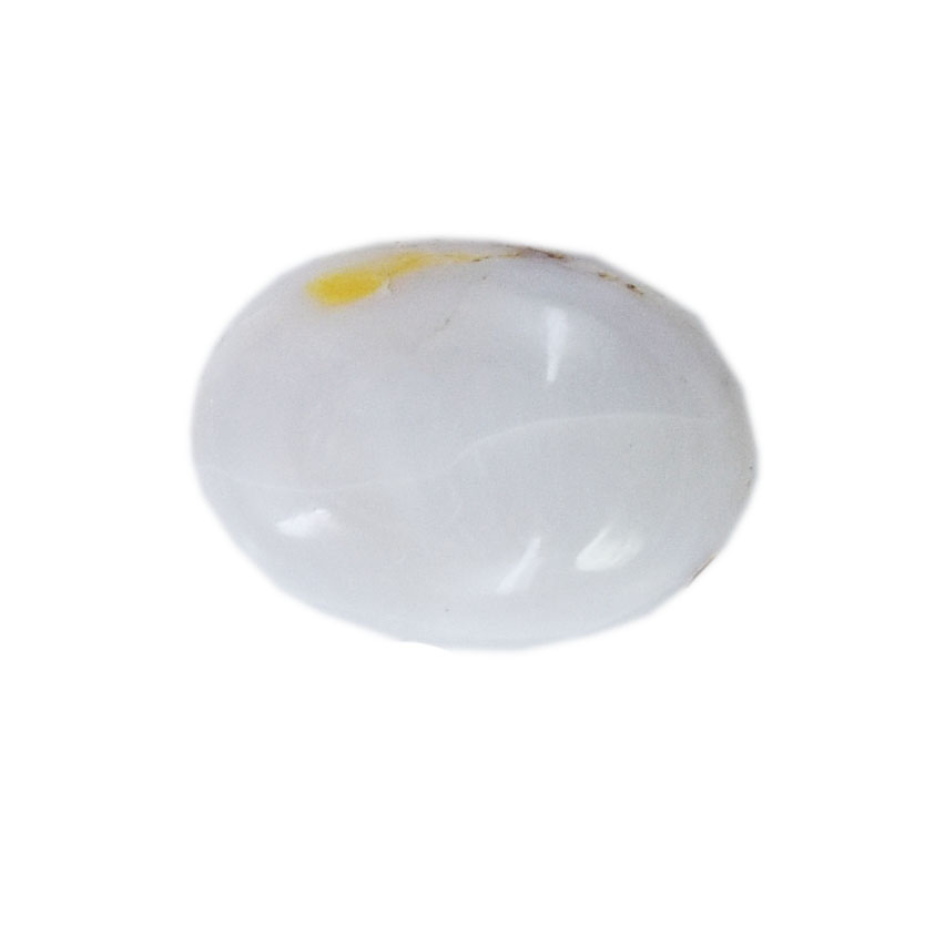 Premium 6.23 Cts Certified Natural Grey Opal Oval Cabochon Gemstone