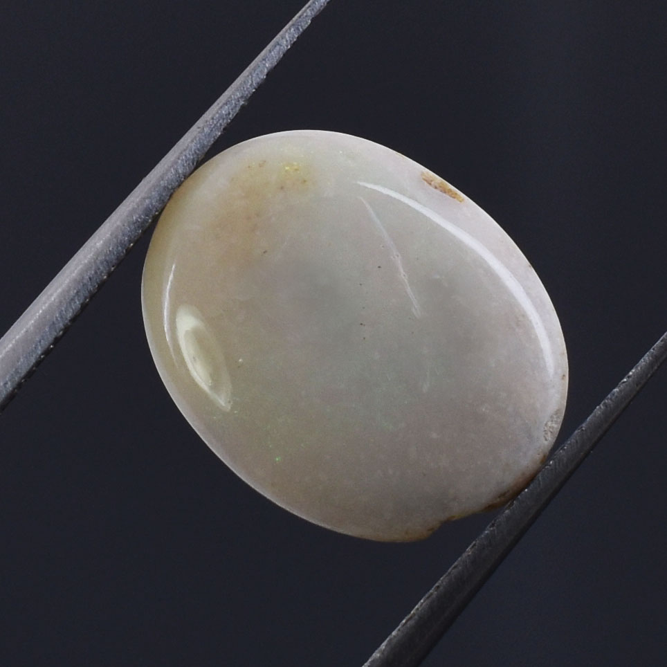 Premium Certified Natural Milky White Opal Gemstone (4.73 Cts) - Image 6