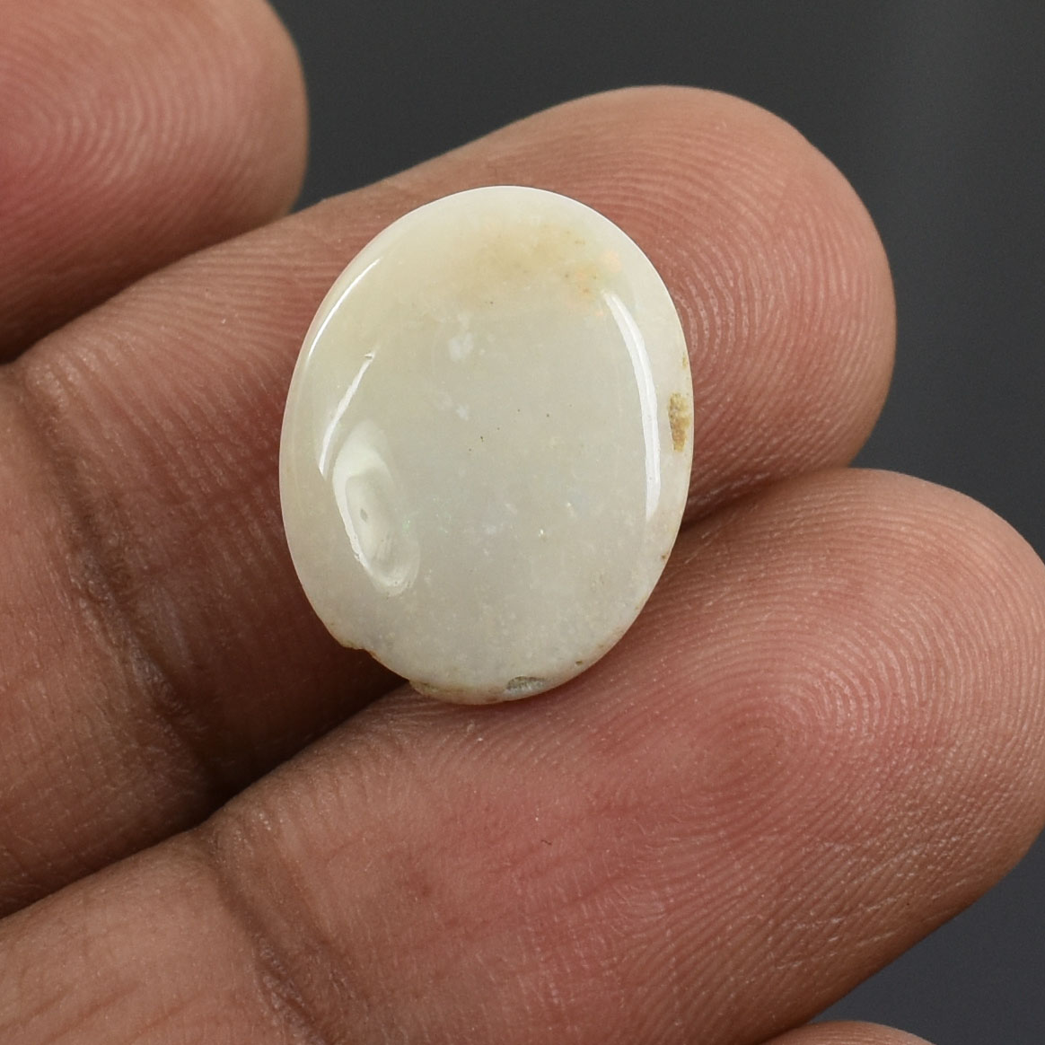 Premium Certified Natural Milky White Opal Gemstone (4.73 Cts) - Image 5
