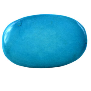 Natural Turquoise (Firoza) Gemstone – 16.34 Carats Certified Sky Blue Oval Cabochon