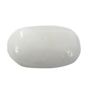 Premium Natural White Coral (Safed Moonga) Capsule Cabochon Gemstone