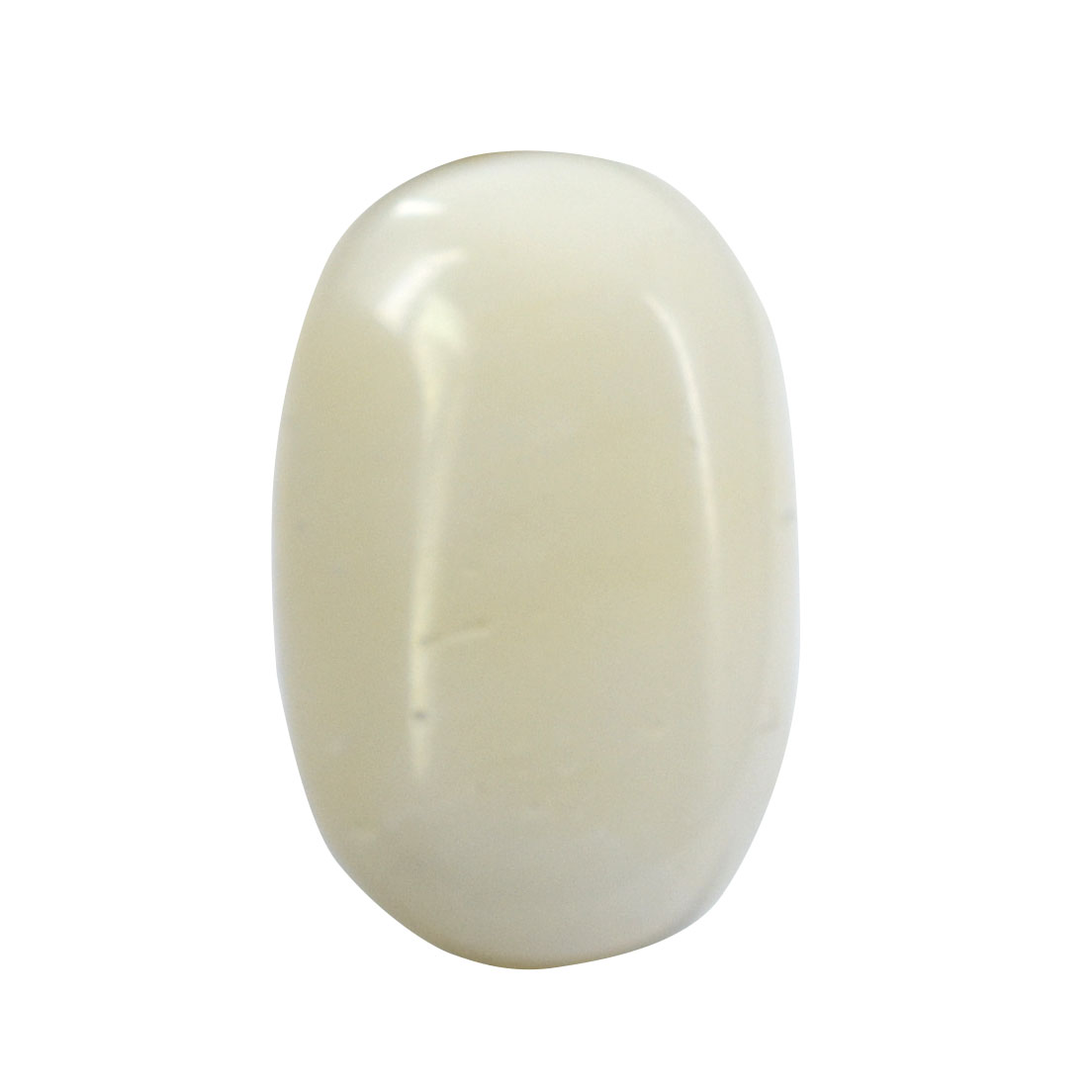 Premium Natural White Coral (Safed Moonga) Capsule Cabochon Gemstone - Image 2