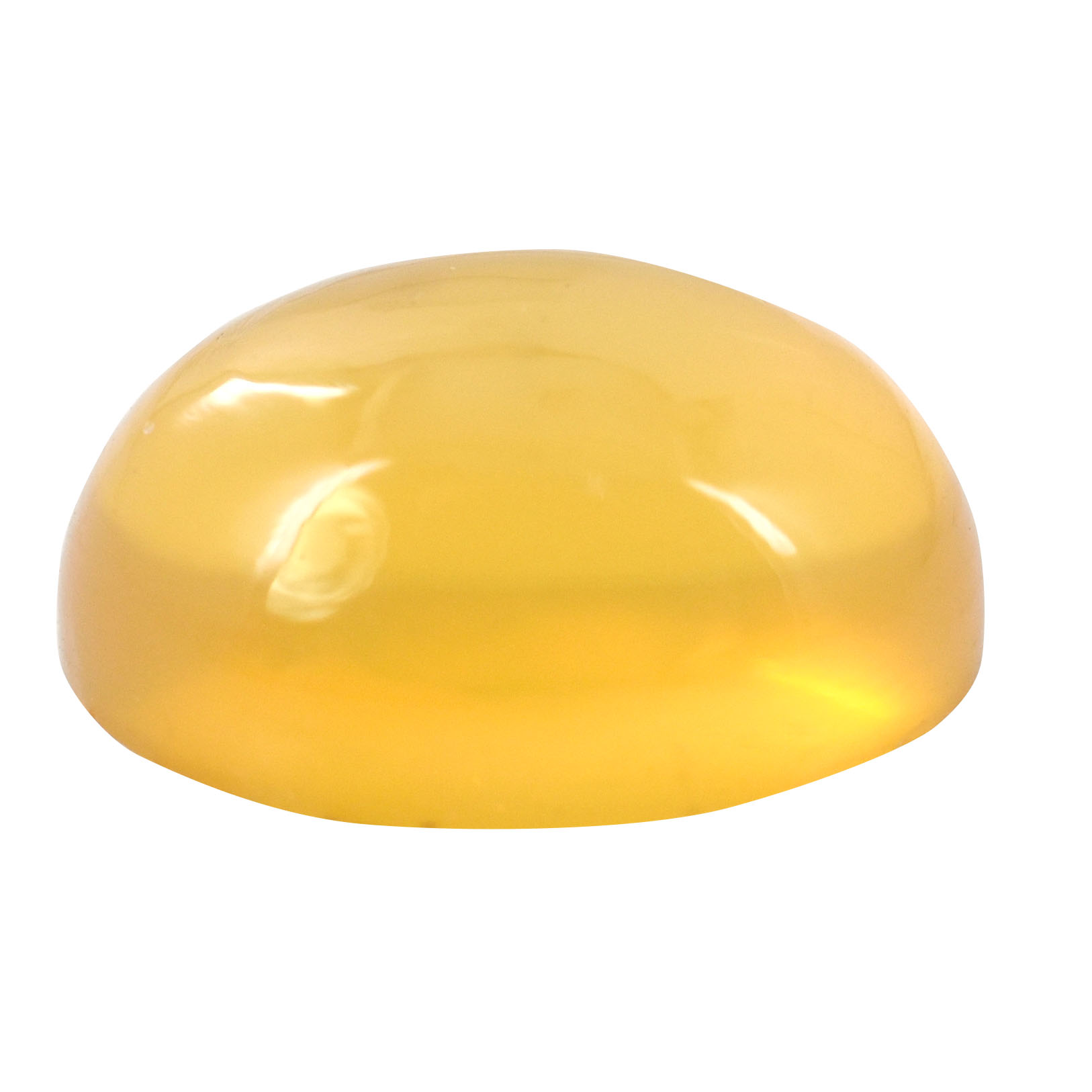 Premium Natural Yellow Opal Oval Cabochon Gemstone - Image 3