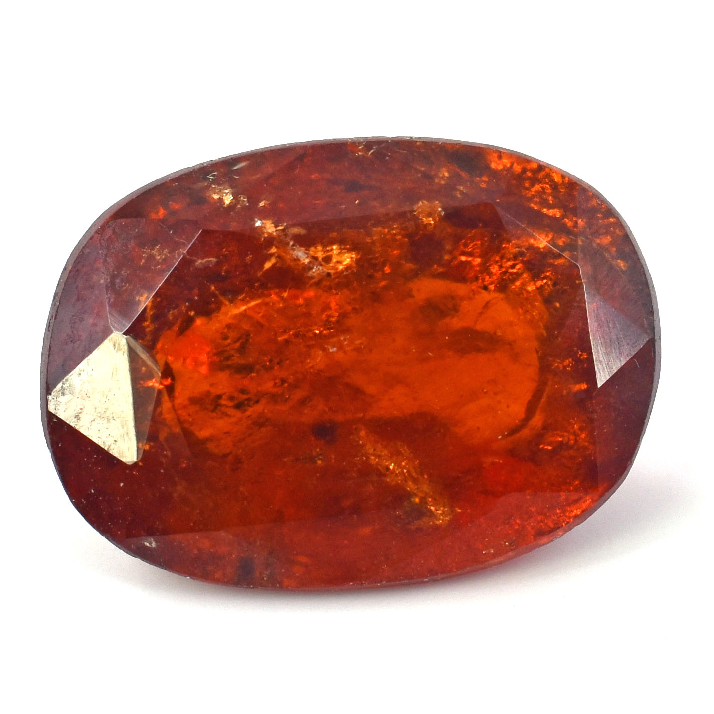 Natural Hessonite (Gomed) Gemstone – Certified Brown Hessonite | Oval Mixed Cut | 4.90 Carats