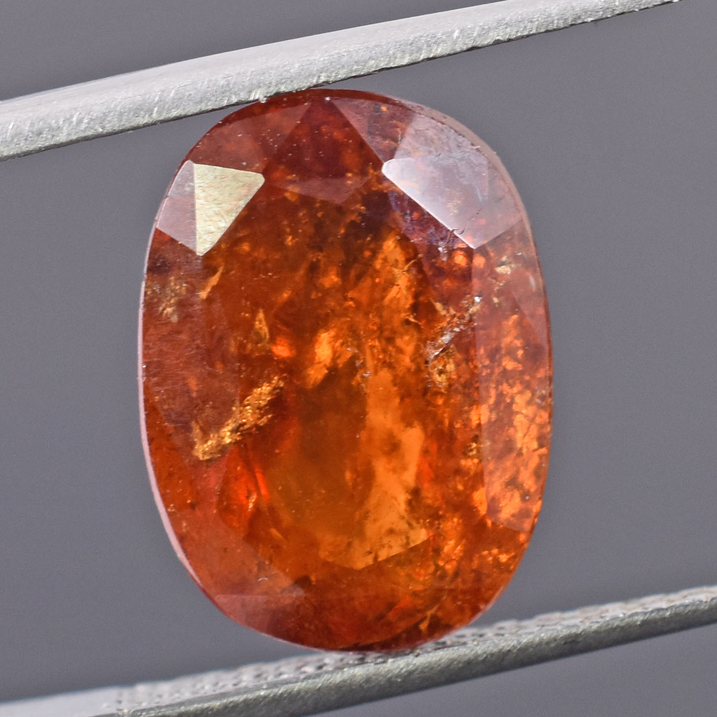 Natural Hessonite (Gomed) Gemstone – Certified Brown Hessonite | Oval Mixed Cut | 4.90 Carats - Image 6