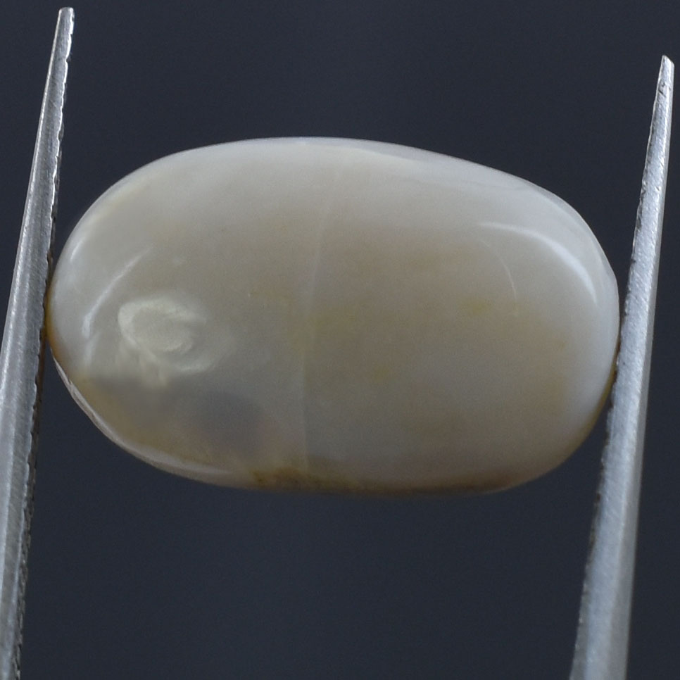 Premium Natural Elongated White Opal Cabochon Gemstone - Image 4