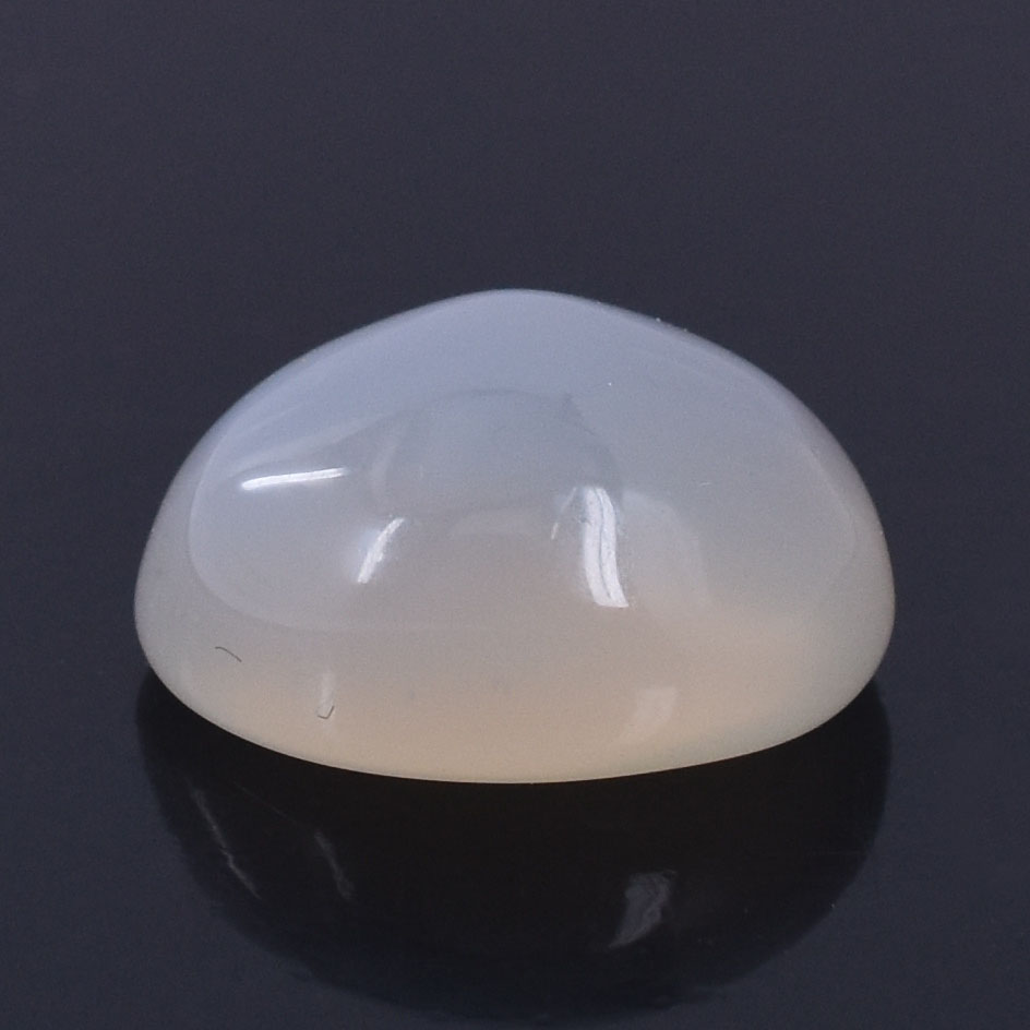 Premium 6.82 Cts Certified Natural Grey Moonstone Oval Cabochon - Image 2