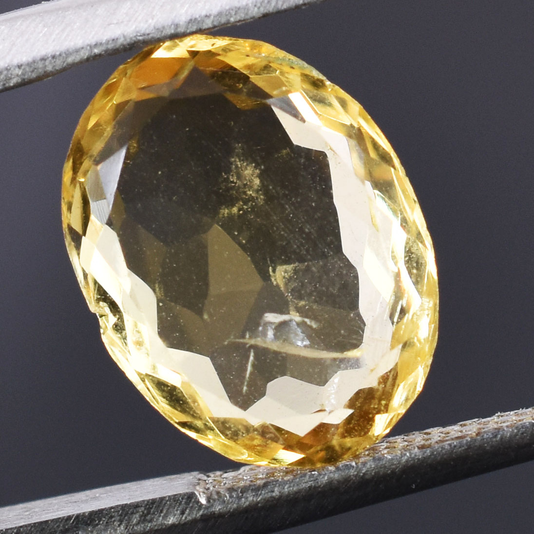 Natural Yellow Citrine (Sunela) Gemstone – Certified Oval Mixed Cut Loose Gemstone | 4.09 Carat - Image 6