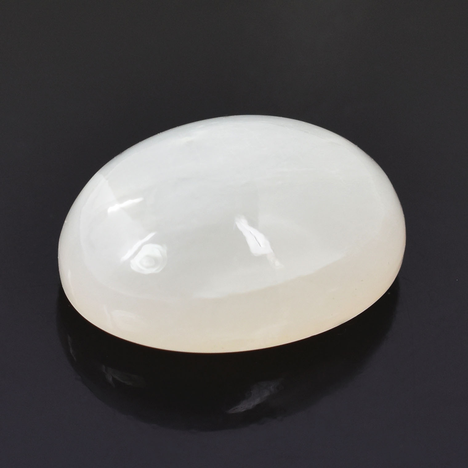 Premium 10.80 Cts Certified Natural Grey Moonstone Oval Cabochon - Image 6