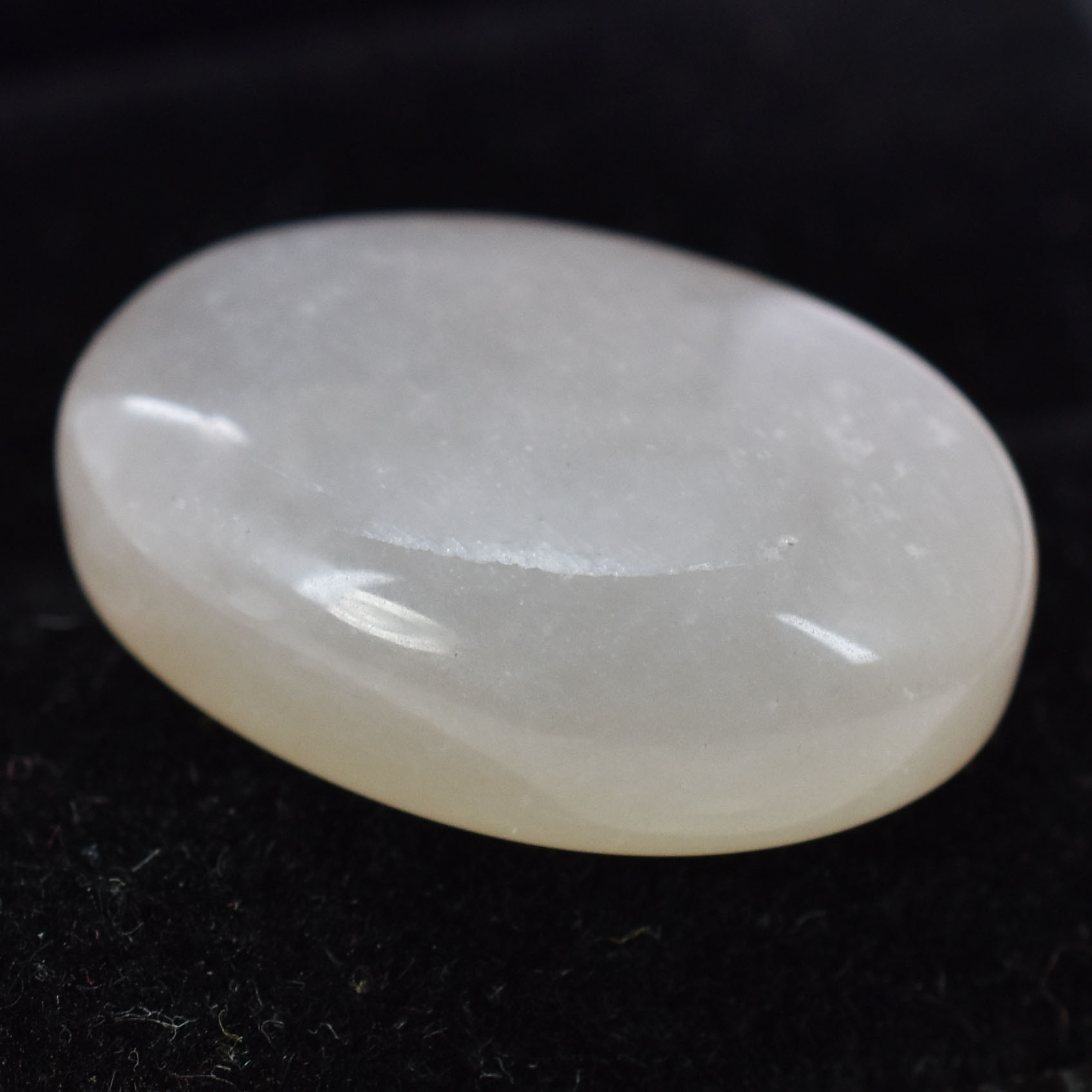 Natural Moonstone (Chandrakant Mani) Oval Cabochon Loose Gemstone | White Moonstone - Image 4
