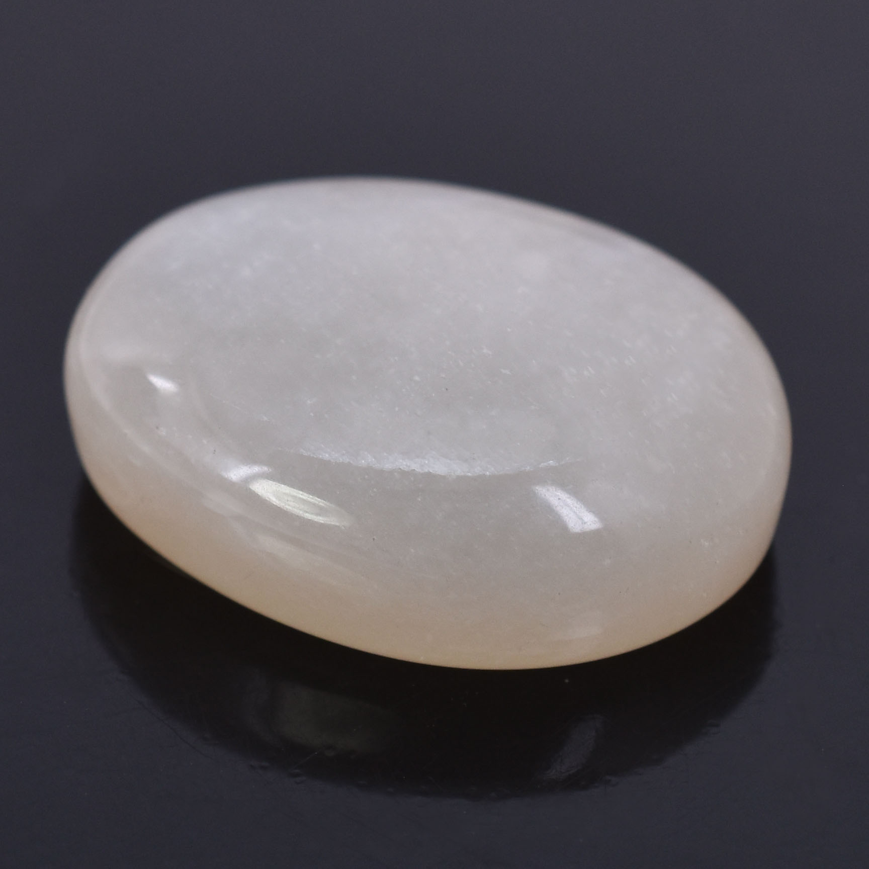 Natural Moonstone (Chandrakant Mani) Oval Cabochon Loose Gemstone | White Moonstone - Image 3