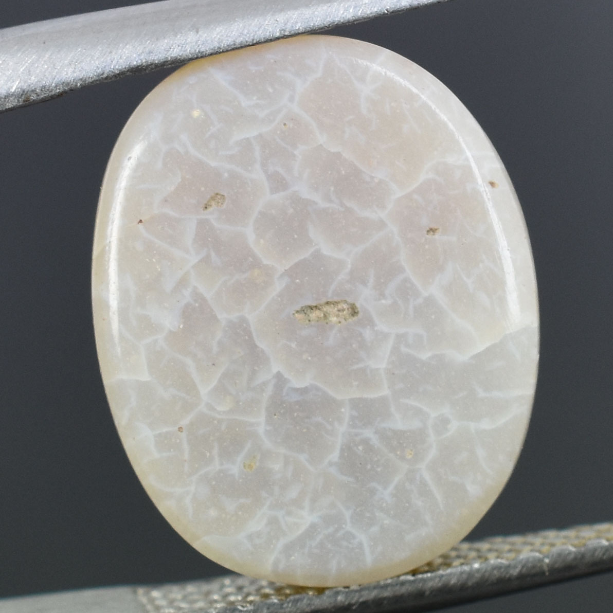 Natural White Moonstone Cabochon Gemstone | Premium Polished Oval Crystal for Jewelry & Healing - Image 4