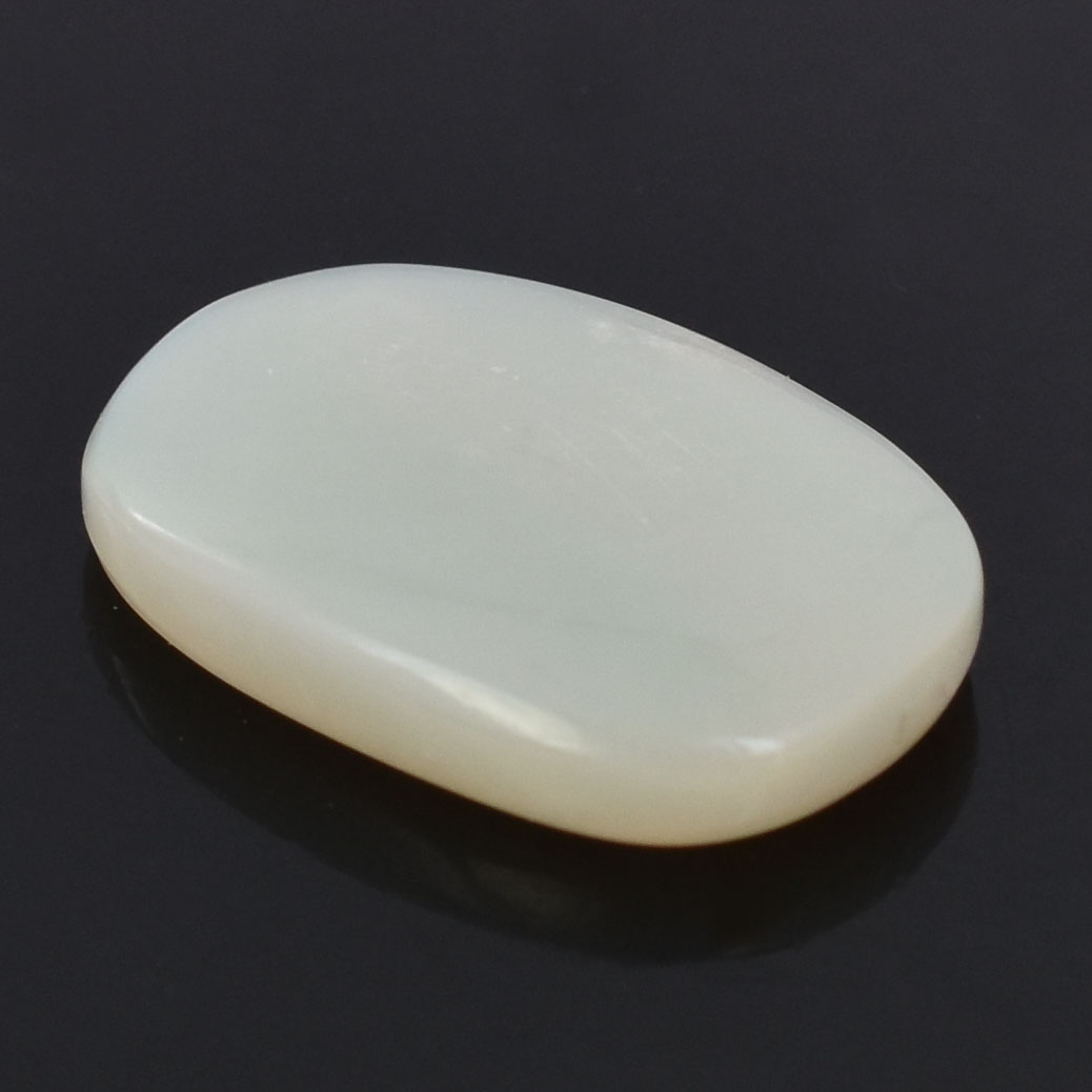 Natural White Moonstone Oval Cabochon Gemstone - Image 6