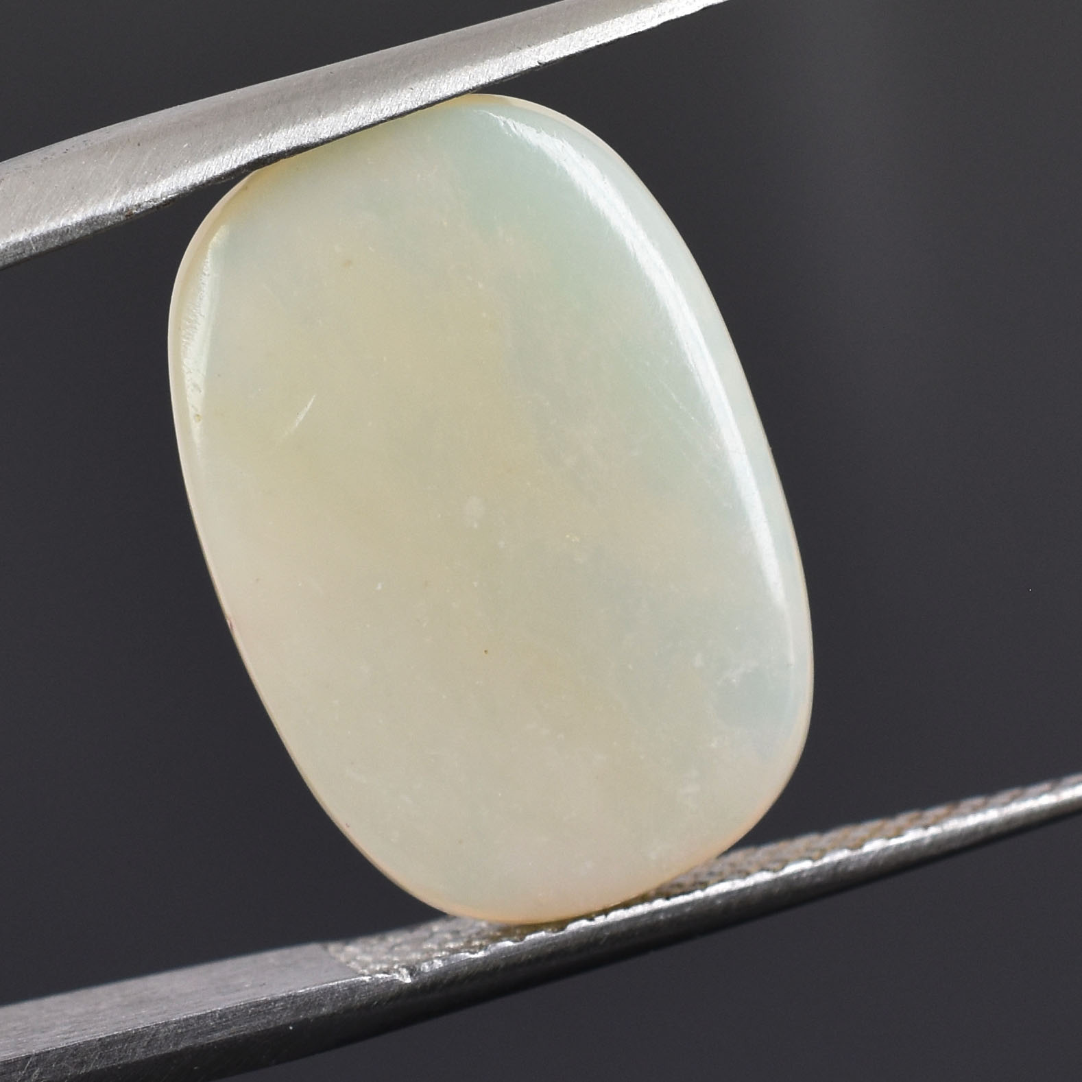 Natural White Moonstone Oval Cabochon Gemstone
