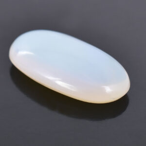 Premium Natural Elongated White Opal Cabochon Gemstone