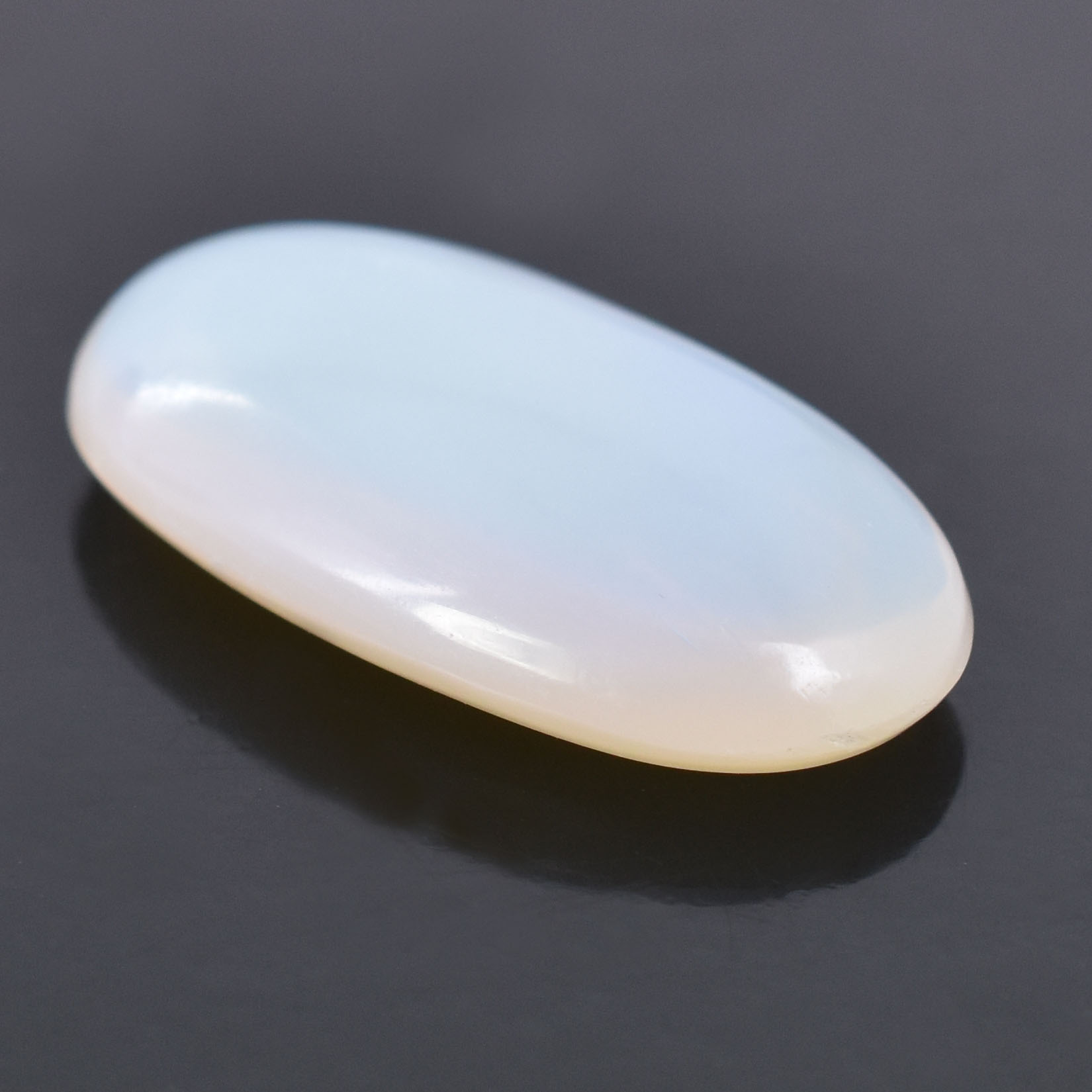 Premium Natural Elongated White Opal Cabochon Gemstone