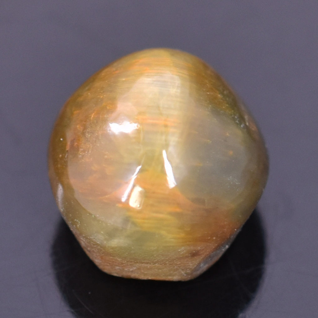 Certified Natural Cat's Eye Quartz – 4.59 Carat Oval Cabochon Gemstone - Image 5