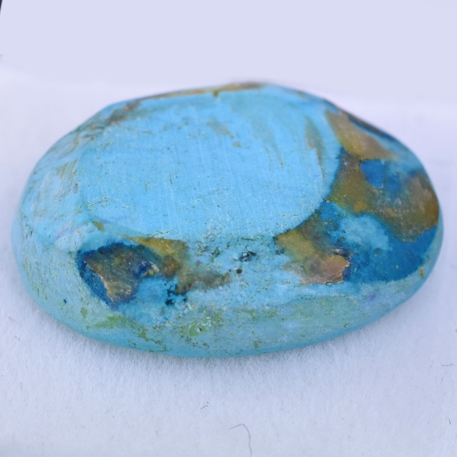 Premium 11.54 Cts Certified Natural Turquoise (Firoza) Oval Cabochon - Image 5
