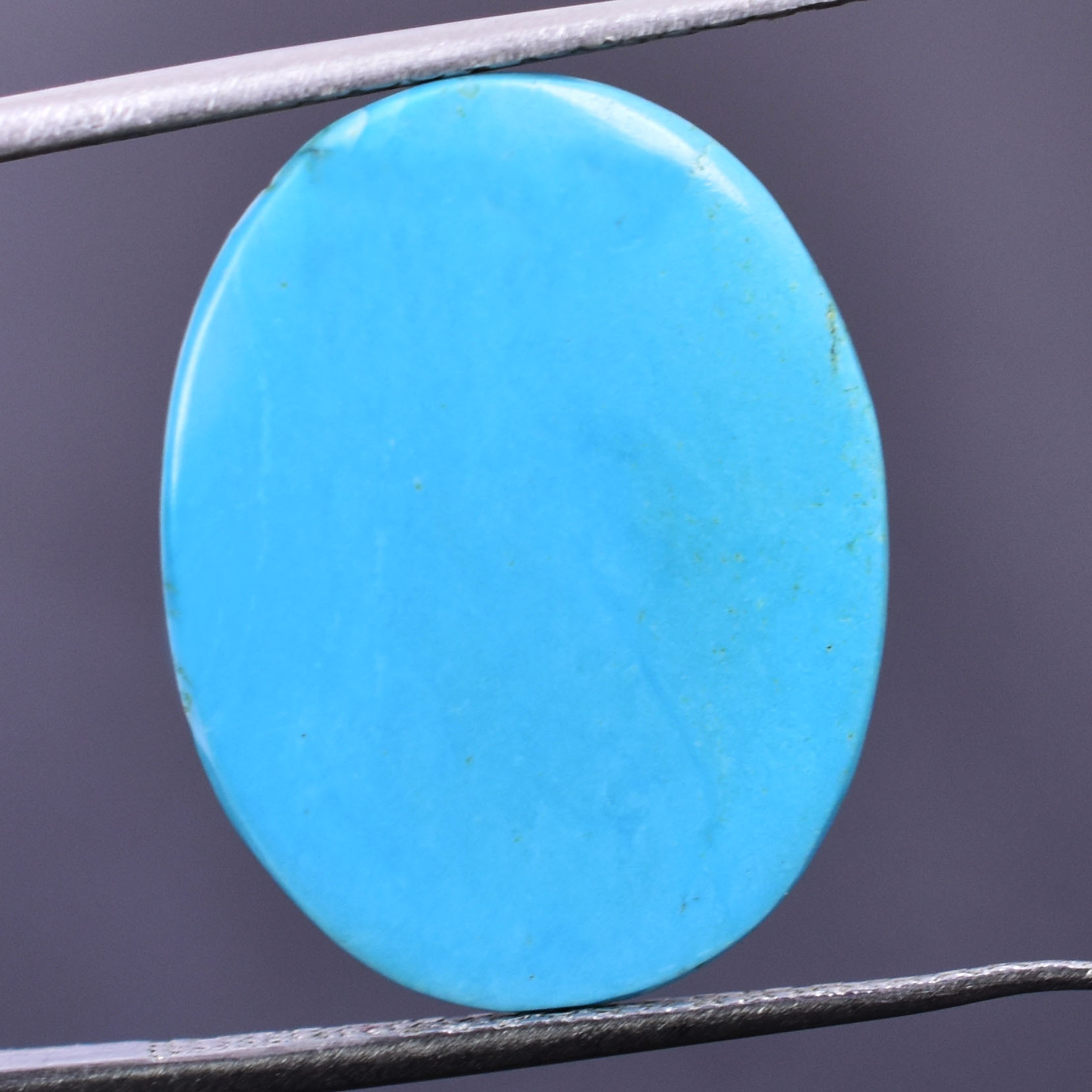 Premium 11.54 Cts Certified Natural Turquoise (Firoza) Oval Cabochon