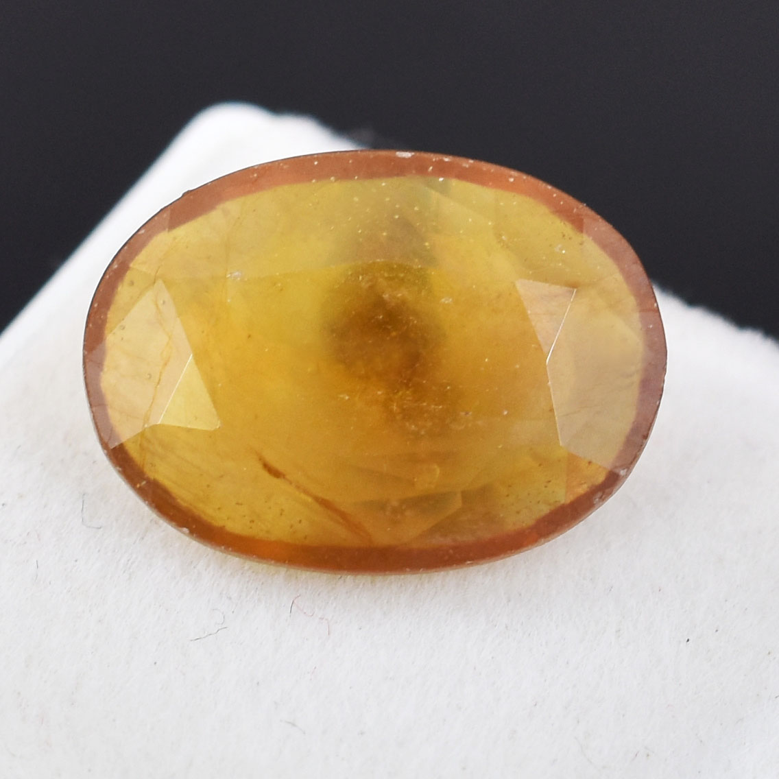 Natural Yellow Sapphire (Pukhraj) Oval Mixed Cut Loose Gemstone | Certified Yellow Sapphire for Ring, Pendant & Astrology | Natural Corundum Gemstone