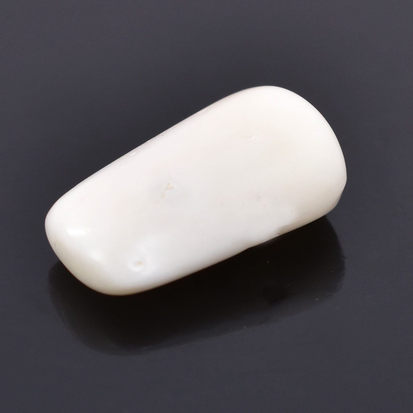 Premium 7.70 Cts Certified Natural White Coral (Safed Moonga) Gemstone - Image 4