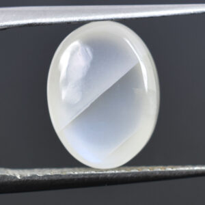 Natural Moonstone (Chandrakant Mani) Oval Cabochon Certified Gemstone | Loose Moonstone for Astrology & Jewelry