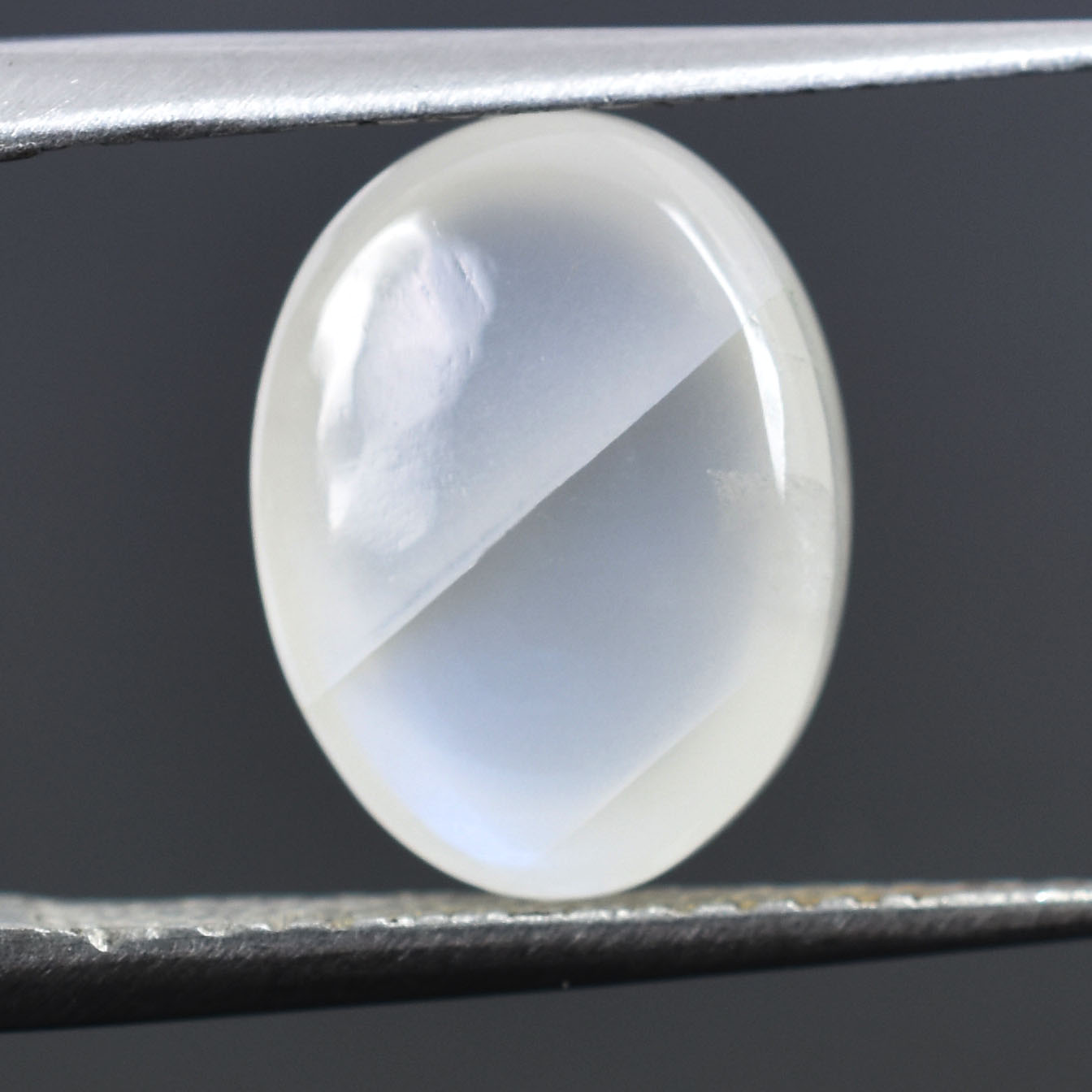 Natural Moonstone (Chandrakant Mani) Oval Cabochon Certified Gemstone | Loose Moonstone for Astrology & Jewelry