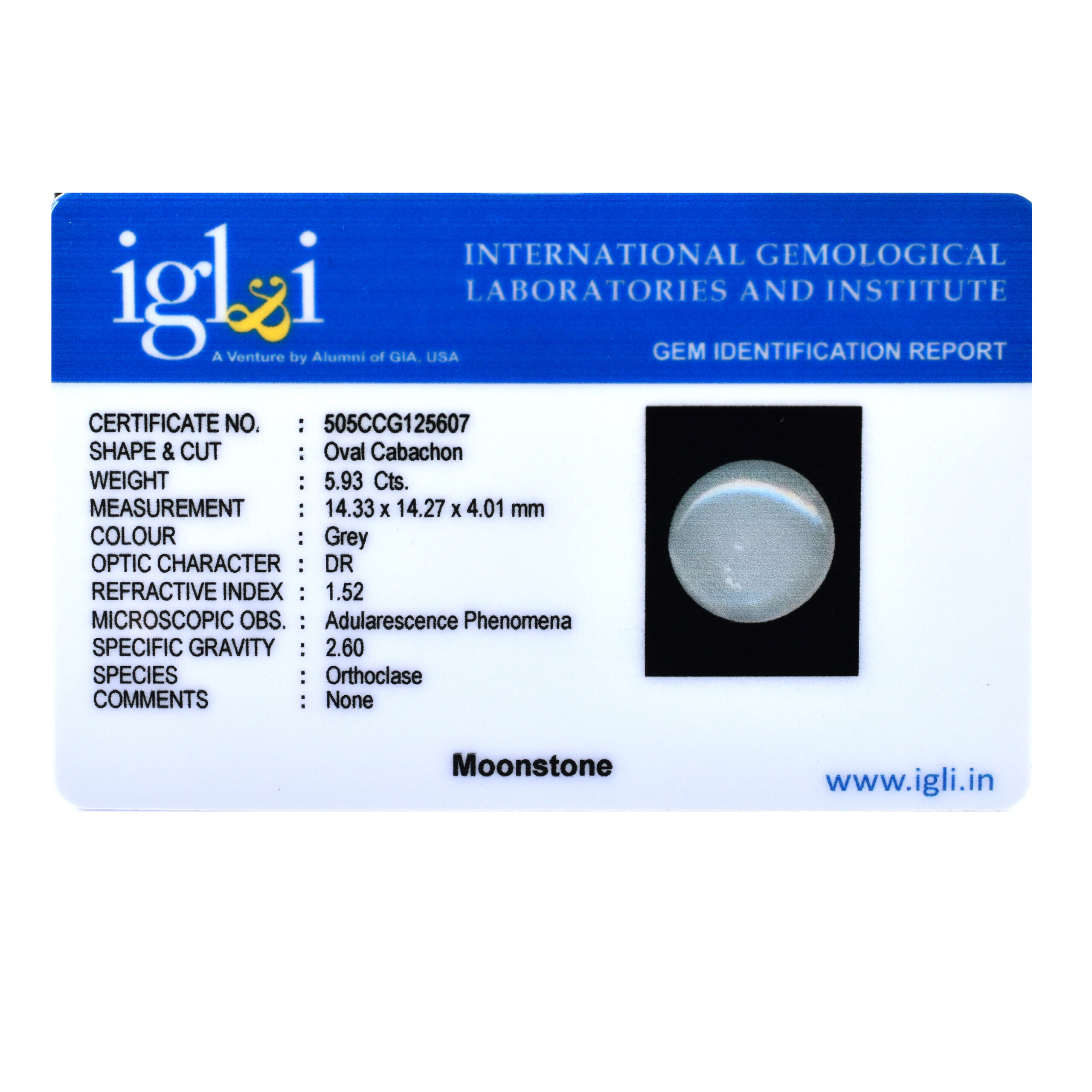 Natural Moonstone (Chandrakant Mani) Oval Cabochon Certified Gemstone | Loose Moonstone for Astrology & Jewelry - Image 3