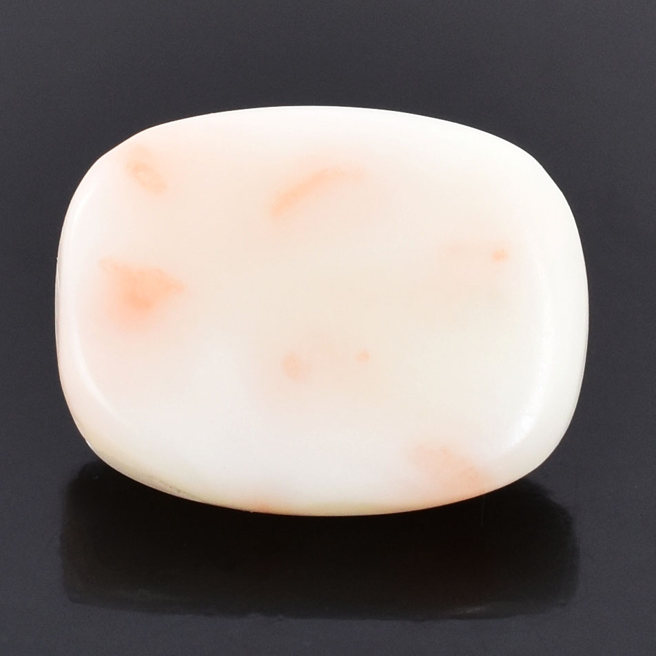 Premium 5.74 Cts Certified Natural White Coral (Safed Moonga) Gemstone - Image 2