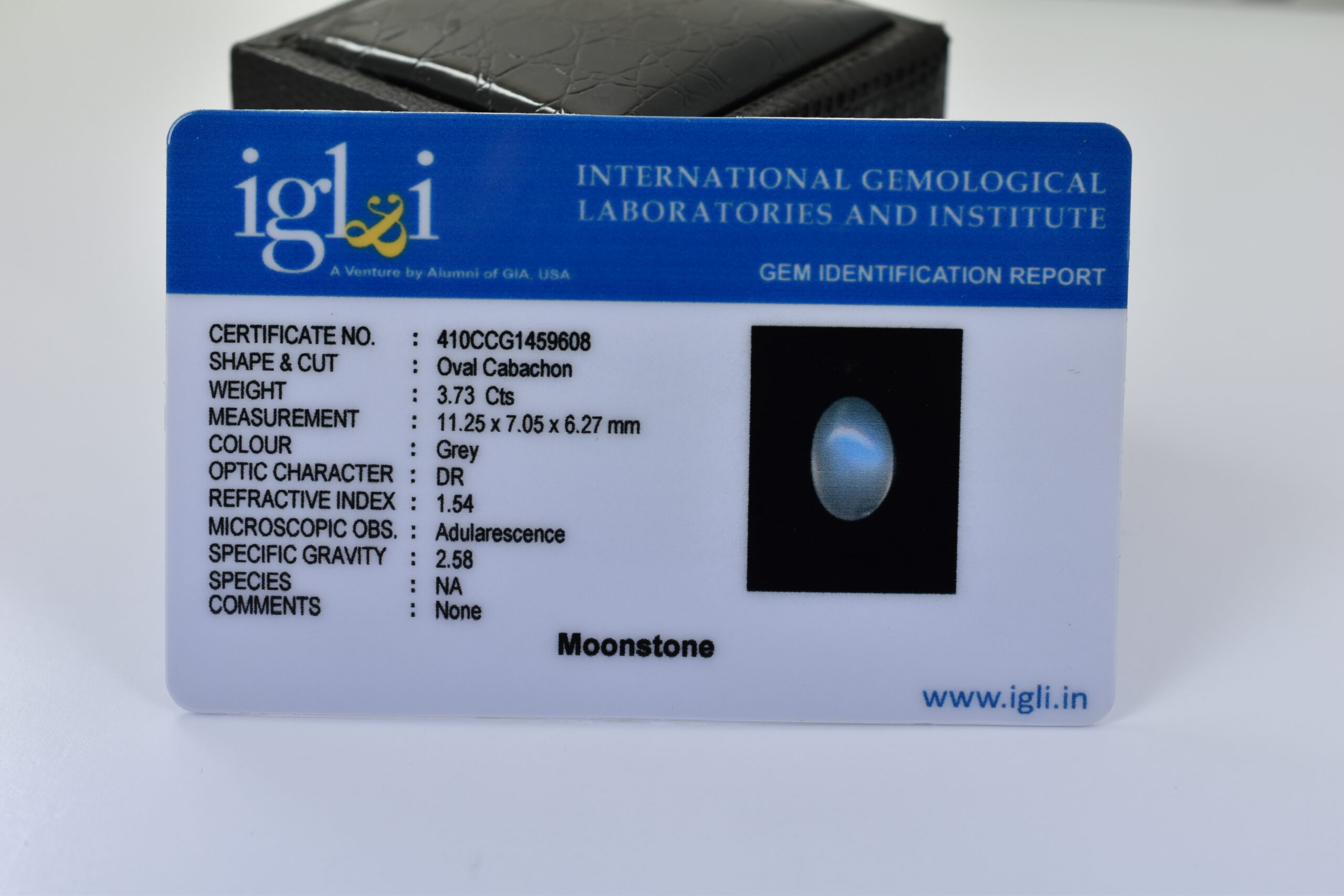Natural Moonstone (Chandrakant Mani) Oval Cabochon Gemstone | Certified Loose Moon Stone for Astrology & Jewelry - Image 3
