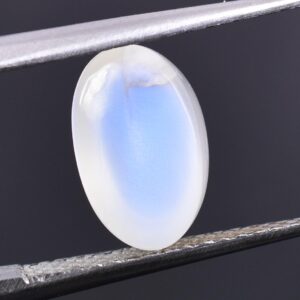 Natural Moonstone (Chandrakant Mani) Oval Cabochon Gemstone | Certified Loose Moon Stone for Astrology & Jewelry
