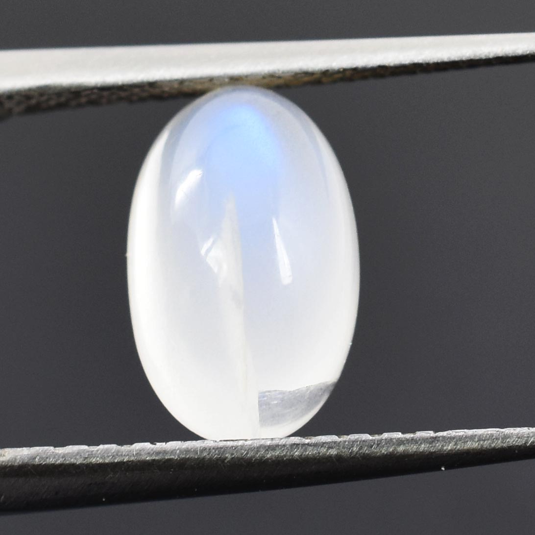 Natural Moonstone (Chandrakant Mani) Oval Cabochon Gemstone | Certified Loose Moon Stone for Astrology & Jewelry - Image 4