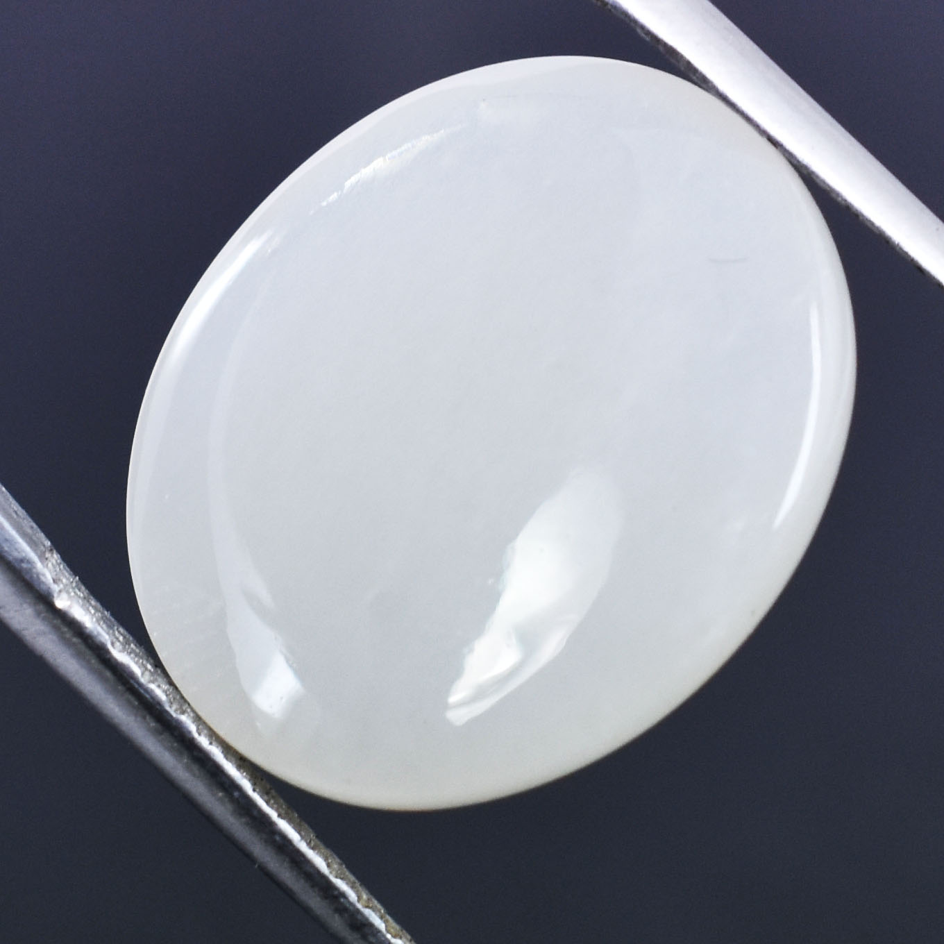Natural Moonstone (Chandrakant Mani) Oval Cabochon Certified Loose Gemstone | 17.12 Carat Moonstone for Astrology & Jewelry - Image 4