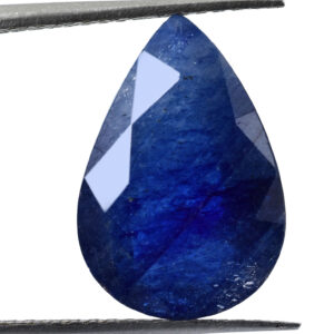 Natural Blue Sapphire (Neelam) 9.52 Carat Pear Mixed Cut Certified Gemstone – IGI Certified Blue Sapphire for Saturn (Shani)